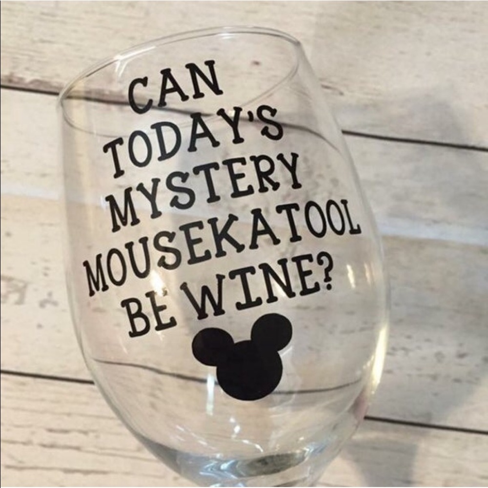 🍷2 for$20🍷Mickey Mousekatool Wine Glass Stemless
